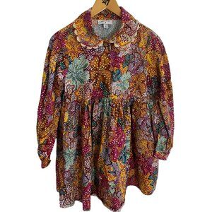 Kika Vargas X Target Women's Floral Long Sleeve Mini Dress - Small